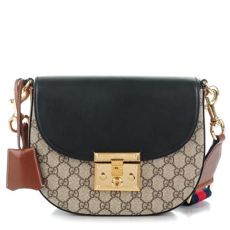 sacoche gucci monogram|Gucci Padlock medium shoulder bag.